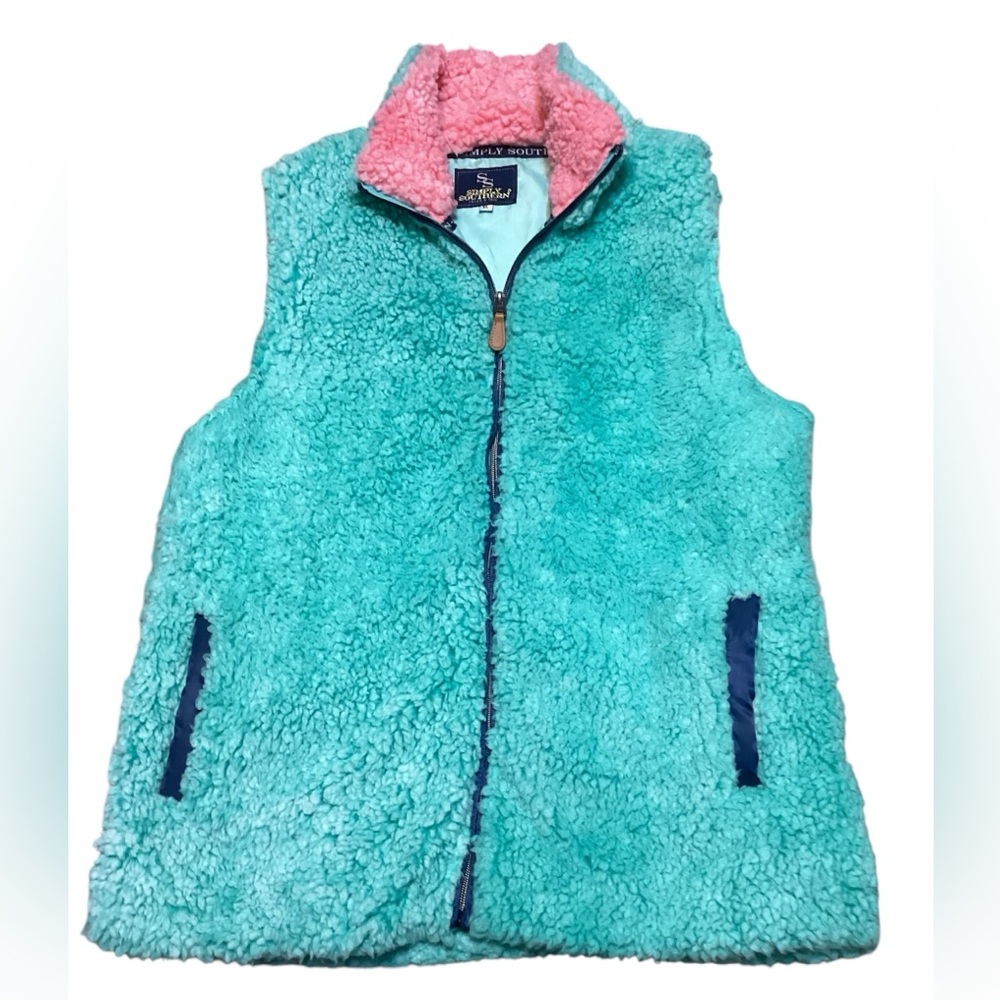 Simply Southern Faux Fur Womens Vest - Size XL